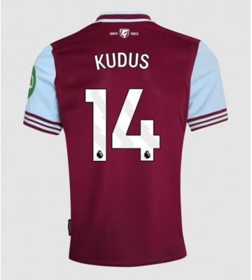 West Ham United Mohammed Kudus #14 Hjemmebanetrøje 2024-25 Kort ærmer